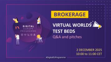 Brokerage event: Virtual Worlds Test Beds