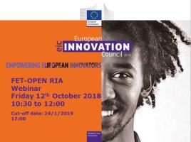 Webinar on FET-Open Research and Innovation Actions