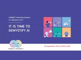 CONNECT University Session on "Elements of AI"