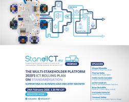 Webinar: The Multi-stakeholder Platform 2020’s ICT Rolling Plan on Standardisation supporting EU business and industry growth