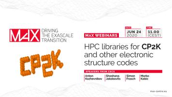 HPC libraries for CP2K and other electronic structure codes