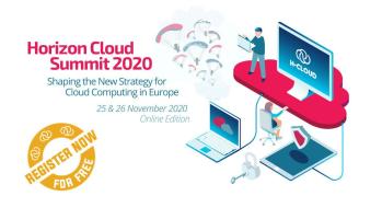 Horizon Cloud Summit 2020 – Shaping the new strategy for cloud computing in Europe