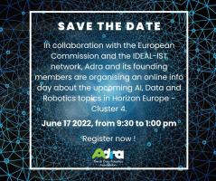 Horizon Europe Info Day: Cluster 4 AI, Data and Robotics