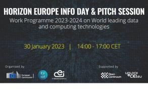 Horizon Europe Info Day & Pitch Session - World leading data and computing technologies - NGIoT