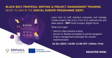 DEP4ALL Applicant Training - Black-belt proposal writing and project management